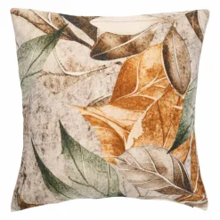 Clearance Putetrekk velur Løv 48x48cm Putetrekk