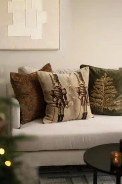 Putetrekk velur Nøtteknekkere 48x48cm Putetrekk|Juletekstil