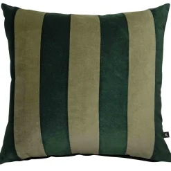 Outlet Putetrekk velur striper 48x48 cm, grønn Putetrekk