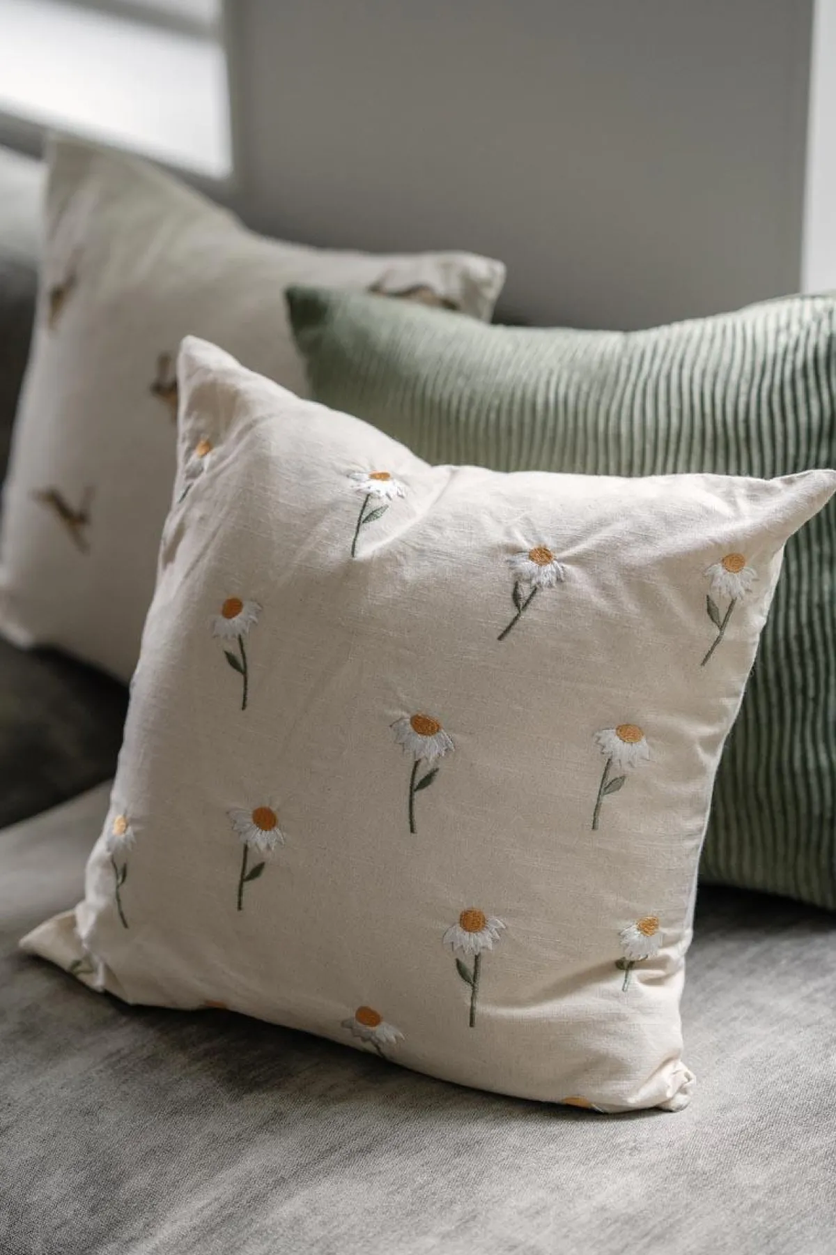 Best Putetrekk Waves 48x48 cm mørk grønn Putetrekk