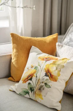 New Putetrekk Waves 48x48 cm oker Putetrekk