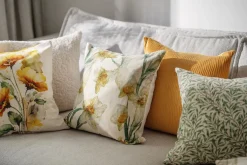 New Putetrekk Waves 48x48 cm oker Putetrekk