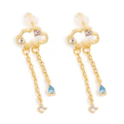 Sale Øredobber regnsky, Gull Ørepynt