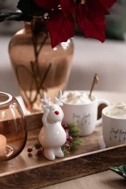 New Reinsdyr hvit Julepynt