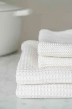 New Sabor - Home Kjøkkenkluter 2-pk hvit Kjøkkentekstil