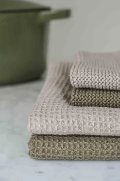 Clearance Sabor - Home Kjøkkenkluter 2-pk grønn Kjøkkentekstil