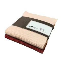 Outlet Sabor - Home Kjøkkenkluter 2-pk rosa Kjøkkentekstil