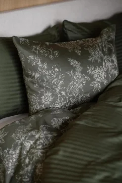 Hot Sengesett Amalia Sateng 140x200 cm, grønn Gavetips