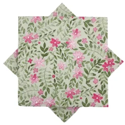 Best Serviett blomster harmoni rosa Servietter