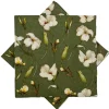 Clearance Serviett blomsterbris grønn Servietter