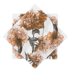 Online Serviett Hydrangea Beige Servietter