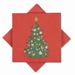 Best Serviett Juletre rød Servietter|Juleservietter