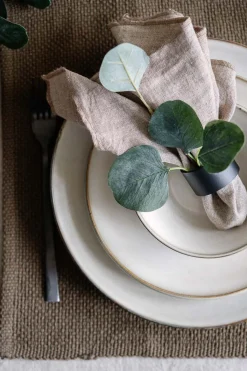 New Serviett Linde 100% Lin natur Servietter