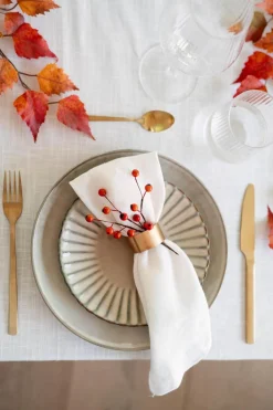 Best Serviett Linde lin hvit Servietter