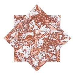 Sale Serviett Nostalgic flowers brun Servietter