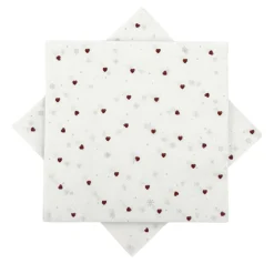 Discount Serviett småhjerter Servietter|Juleservietter