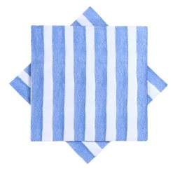 Best Serviett Stripe lyseblå Servietter