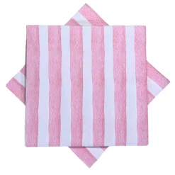 Hot Serviett Stripe rosa Servietter