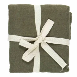 Outlet Serviett Vindel Lin 42x42cm 4pk grønn Annen Tekstil|Servietter