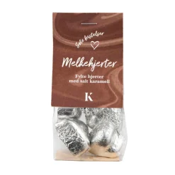 Hot Sjokoladehjerter med salt karamell Mat Og Drikke