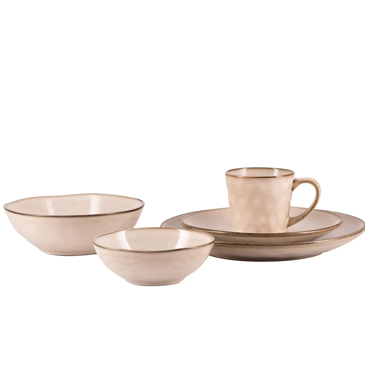 Sale Skål Iben 18cm beige Skåler|Servise