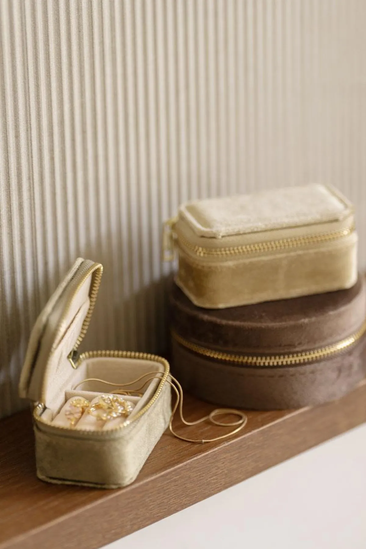 Online Smykkeskrin Nora D10 cm brun Oppbevaring Og Kurver