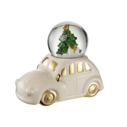 Sale Snøkule Bil med tre Julepynt
