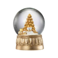 New Snøkule Teddy Julepynt