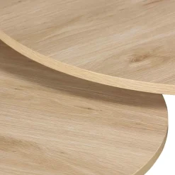 Sale Sofabord Naima lys eik rund Ø56cm Bord