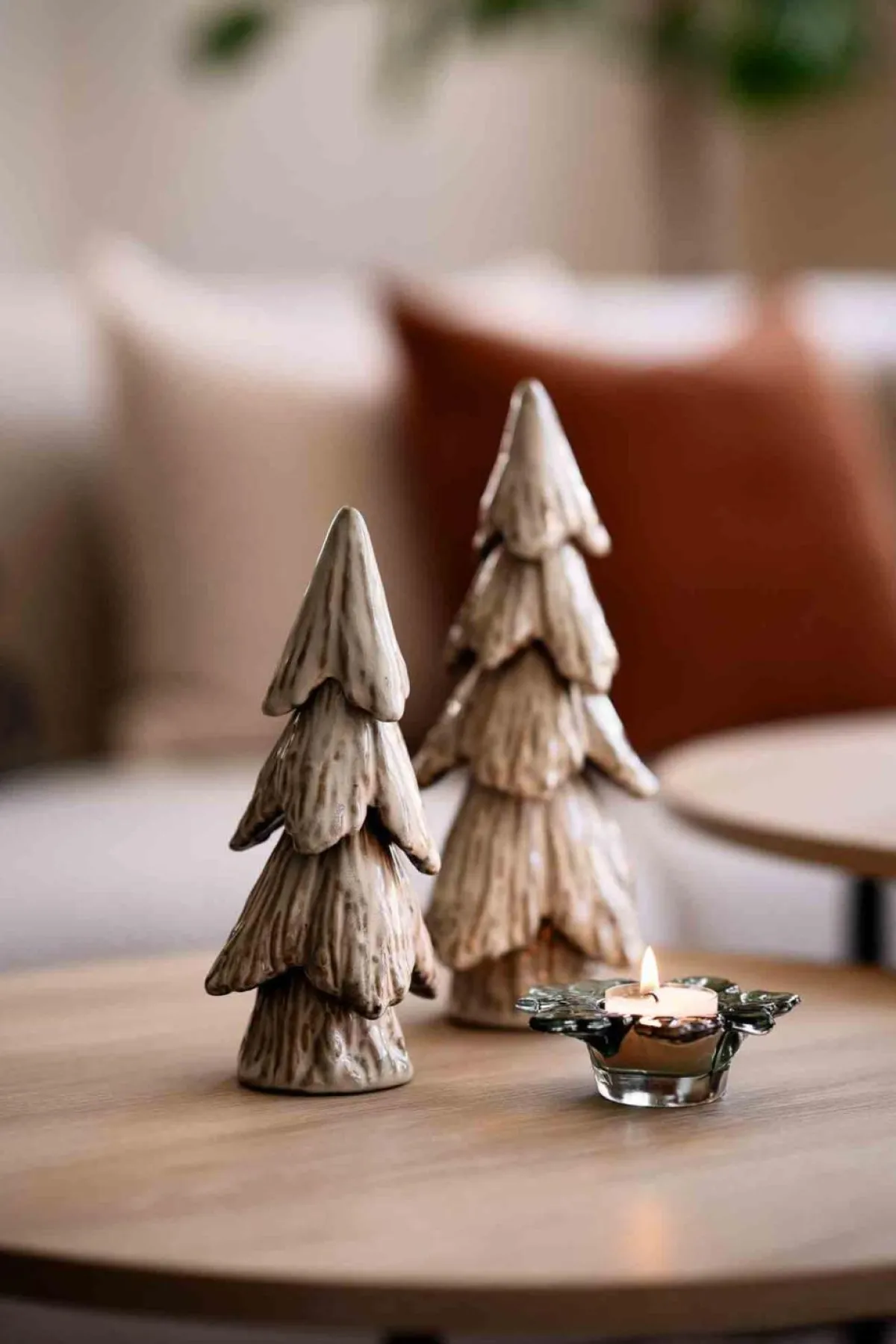 Sale Sofabord Naima lys eik rund Ø56cm Bord