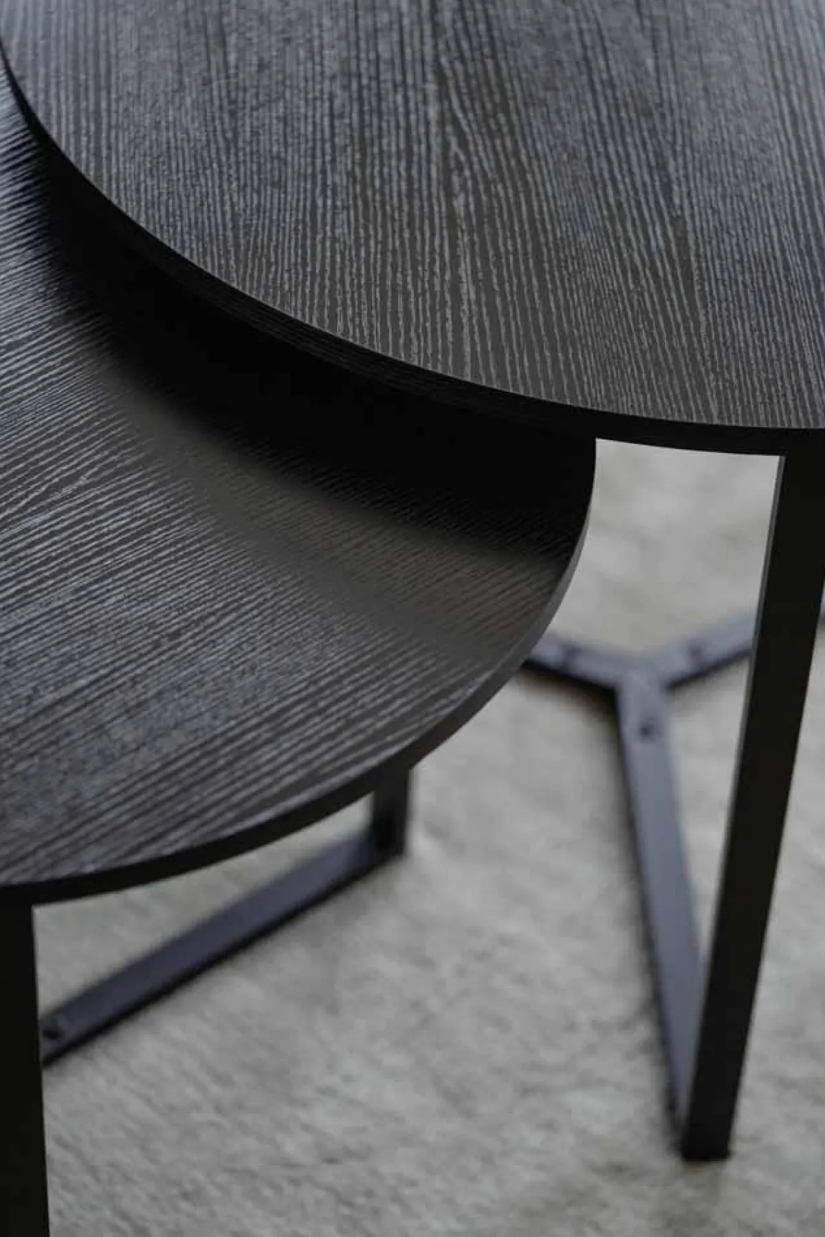 Best Sofabord Naima sort rund Ø56cm Bord