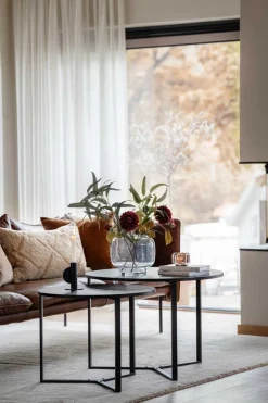 Best Sofabord Naima sort rund Ø56cm Bord