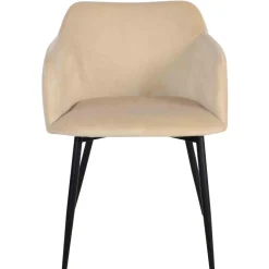 Best Spisestol Levi velur beige 1 stk Spisestoler|Loungestol
