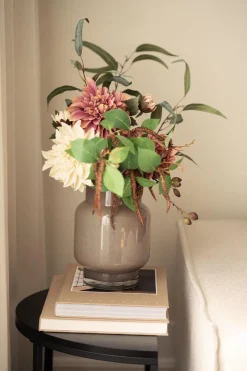 Discount Stilkblomst Dahlia 70 cm off white Kunstige Blomster