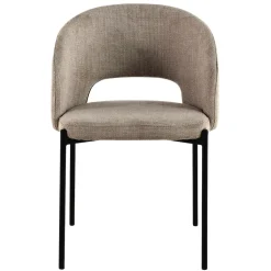 Discount Stol Leo mørk beige 1 stk Spisestoler|Stoler Og Krakker