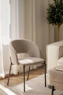 Discount Stol Leo mørk beige 1 stk Spisestoler|Stoler Og Krakker