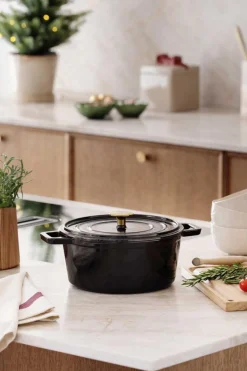 Clearance Støpejernsgryte Sabor 4L sort Kjøkkenredskaper|Gavetips