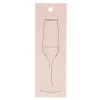 Clearance Tag Glass, rosa Kort
