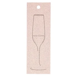 Clearance Tag Glass, rosa Kort
