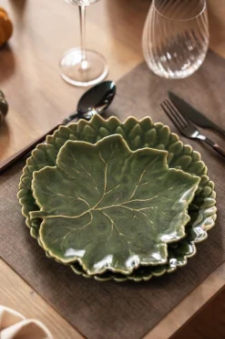 Outlet Tallerken Leaves Servise