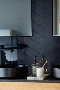 Tannbørsteholder marmor beige Baderomsartikler