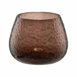 New Telysestake Glimre 7,5 cm mørk brun Lykter|Lysestaker