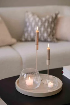 Outlet Telysestake Glimre 7,5cm klar Lykter|Lysestaker