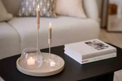 Outlet Telysestake Glimre 7,5cm klar Lykter|Lysestaker