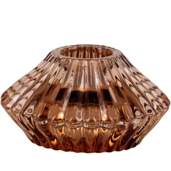 Clearance Telysestake rille kombi brun Lysestaker