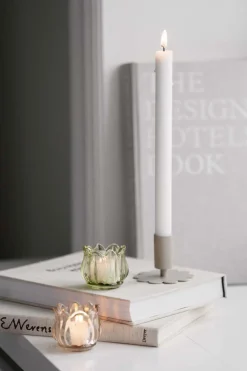 New Telysholder Flora 5,5 cm Rosa Lykter|Lysestaker