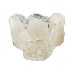 Outlet Telysholder Flow 7 cm creme Lysestaker