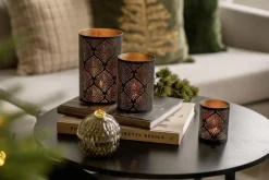 New Telysholder Grace S/3 Gavetips|Julelys Og Lysestaker