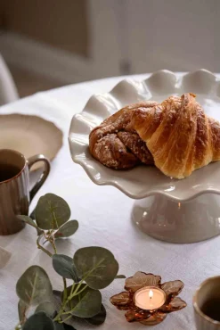 Telysholder Lønneblad 10cm Brun Lykter|Lysestaker