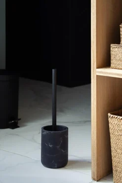 Discount Toalettbørste marmor sort Baderomsartikler